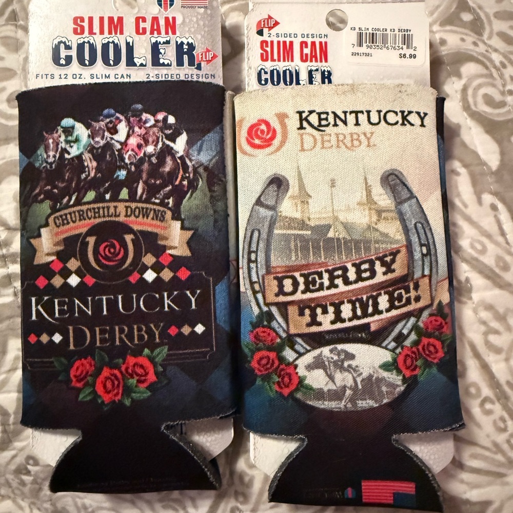 Kentucky Derby Slim Can Coolers